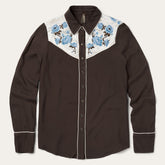 Embroidered Western Shirt Brown | Stetson Women