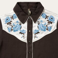 Embroidered Western Shirt Brown | Stetson Women