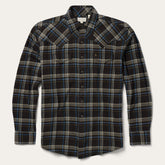Brown Plaid Flannel Western Shirt Brown | Stetson Men