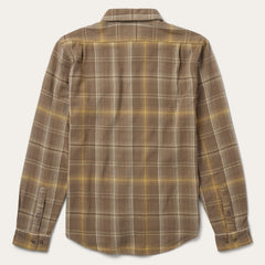 Brown Flannel Button-Front Shirt Brown | Stetson Men