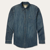 Dark Denim Western Shirt Blue | Stetson Men