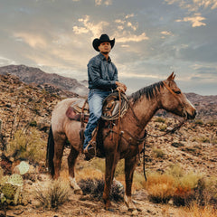 Dark Denim Western Shirt Blue | Stetson Men