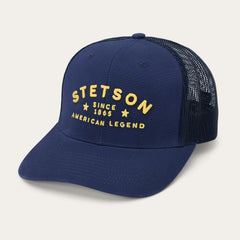 American Legend Trucker Cap Navy | Stetson Hats