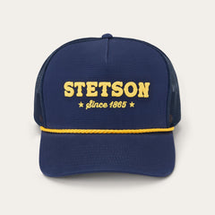 Lasso Trucker Cap Navy | Stetson Hats