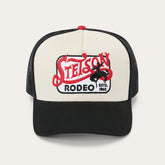 Rodeo Patch Trucker Cap Off White / Black | Stetson Hats