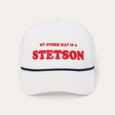 My Other Hat Is A Stetson Trucker Cap White | Stetson Hats