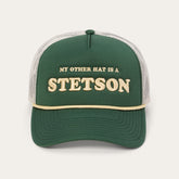 My Other Hat Is A Stetson Trucker Cap Olive | Stetson Hats