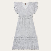 Stars Print Dress White | Stetson Women