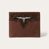 Steer Head Bi-Fold Wallet Brown | Stetson Men