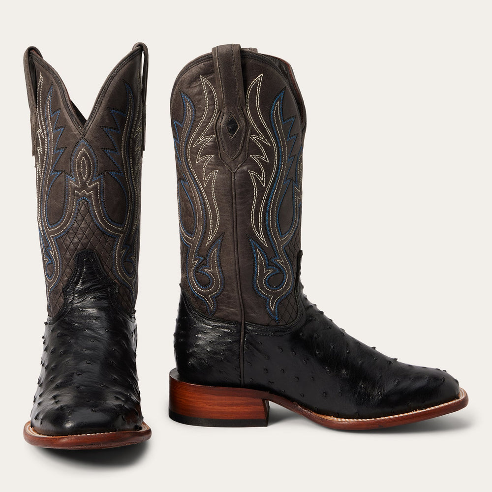 Ozzy Ostrich Boot Black | Stetson