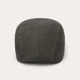 Herringbone Linen Ivy Cap Olive Herringbone | Stetson Hats