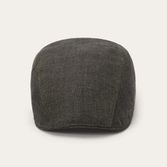 Herringbone Linen Ivy Cap Olive Herringbone | Stetson Hats