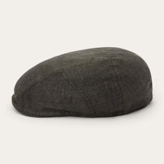 Herringbone Linen Ivy Cap Olive Herringbone | Stetson Hats