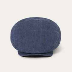Linen Driver Cap Blue | Stetson Hats