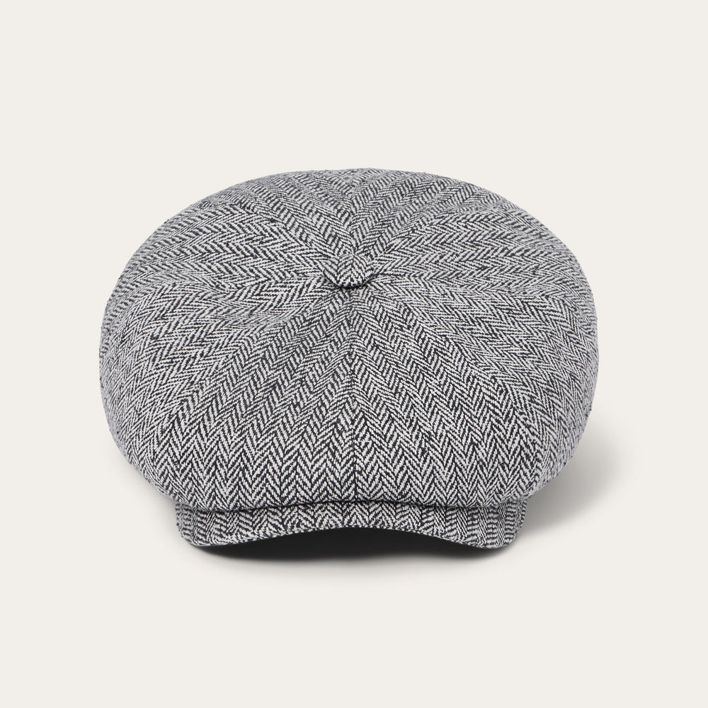 Herringbone Silk Hatteras Black Herringbone | Stetson Hats