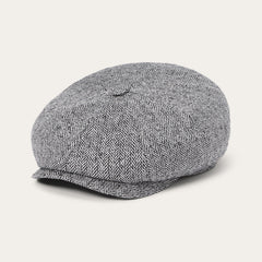 Herringbone Silk Hatteras Black Herringbone | Stetson Hats