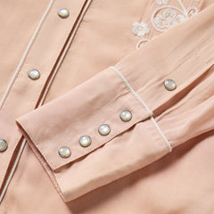 Blush Embroidered Western Shirt Pink | Stetson Women