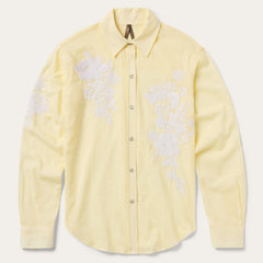 Embroidered Western Shirt Yellow | Stetson Women