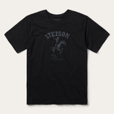 Bronco Rider Graphic Tee Black | Stetson Men