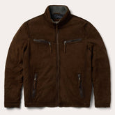 Suede Moto Jacket Brown | Stetson Men