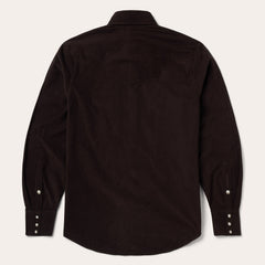 Corduroy Western Shirt Brown | Stetson Men