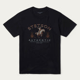 Stetson Authentic Graphic Tee Black | Stetson Men