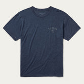 Western Goods Graphic Tee Blue | Stetson Men