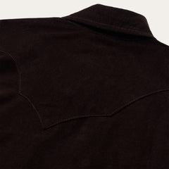 Corduroy Denim Western Shirt Brown | Stetson Women
