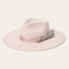 Night Sky Fedora Powder Pink | Stetson Hats