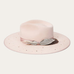 Night Sky Fedora Powder Pink | Stetson Hats