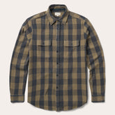 Buffalo Check Flannel Shirt Brown | Stetson Men