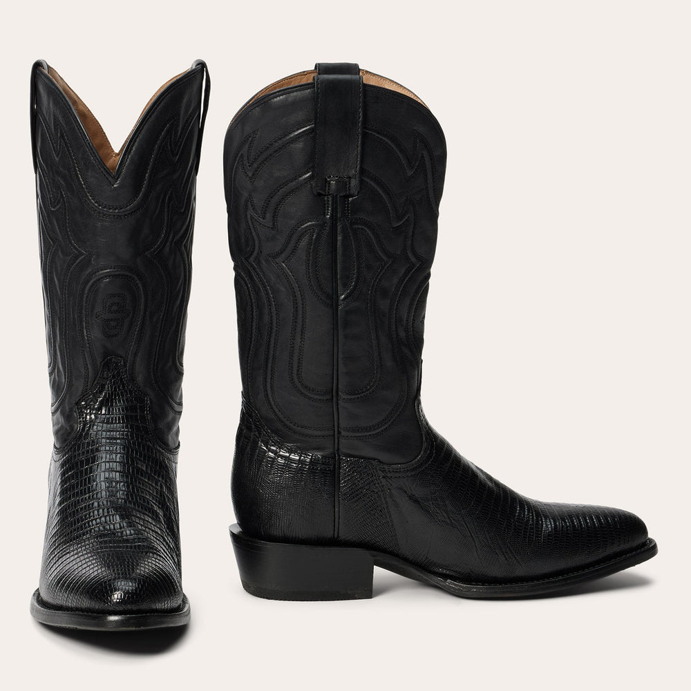 Wayne Teju Boots Black | Stetson