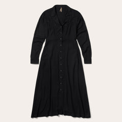Twill Western Dress Black | Stetson Women