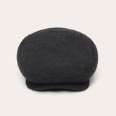 Wool Cashmere Driver Cap Anthra Melange | Stetson Hats