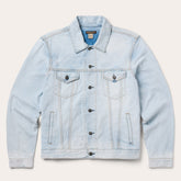 Light Denim Trucker Jacket Blue | Stetson Men