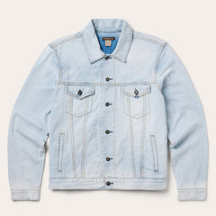 Light Denim Trucker Jacket Blue | Stetson Men