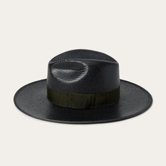 Tri-City Straw Hat Black | Stetson Hats