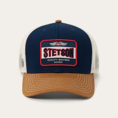 Vintage Patch Trucker Hat Navy | Stetson Hats