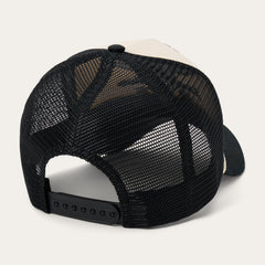 Skull Trucker Hat Off White / Black | Stetson Hats