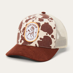 Free Spirit Trucker Hat Brown Cow | Stetson Hats