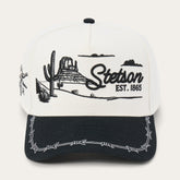Landscape Trucker Hat Off White / Black | Stetson Hats