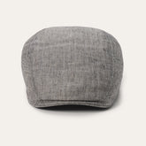 Linen Ivy Cap Grey Herringbone | Stetson Hats