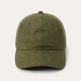Linen Baseball Cap Olive | Stetson Hats