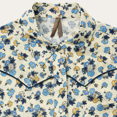Field Flowers Print Shirt Yellow | Stetson Women