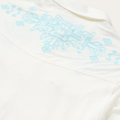 Embroidered Modal Western Shirt White | Stetson Women