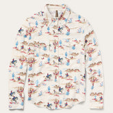 Desert Trail Print Western Shirt White | Stetson Women