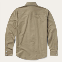 Olive Oxford Western Shirt Olive | Stetson Men