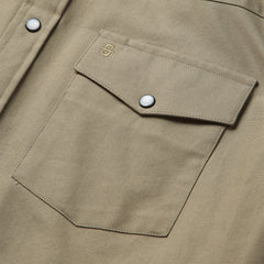Olive Oxford Western Shirt Olive | Stetson Men