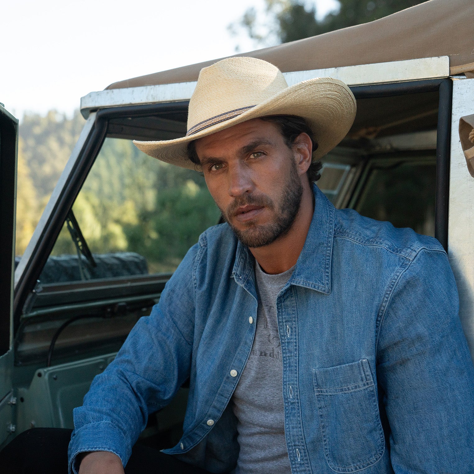 Sawmill Palm Leaf Western Hat Toasted | Stetson Hats