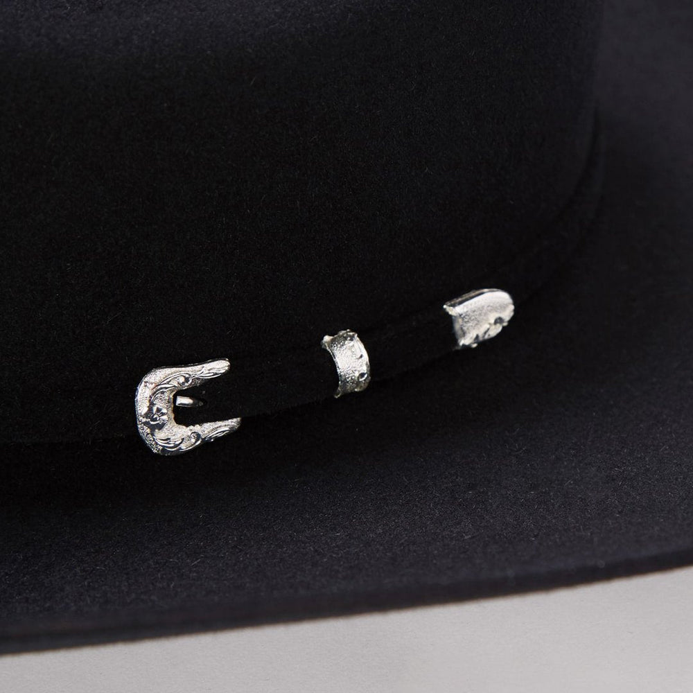 Lariat 5X Cowboy Hat - 4 5/8" Crown Black | Stetson Hats